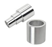 EMILYPRO Reducing Bushing Arbor Adapters 1" Thick, Aluminum, For Bench Grinder, 1/2", 5/8", 3/4", 1", 1-1/4" Arbor Diameter