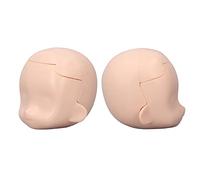 Eminchu 1/12 Exquisite Removable DIY Makeup Doll Head for Ball Jointed Dolls, Plastic Cement Material, 4.7" Size, Perfect Replacement for Doll Customization (Normal White)