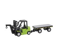 Eminchu 1:64 Mini RC Forklift, APP Remote Control Forklift Truck with 360 Degree Rotation, for Play and Display (Green)