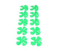 Eminchu 100mm 4 Blades Propeller Set for Model Toys Durable ABS Plastic 10 Pcs Easy Install (Green)