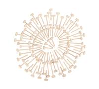 Eminchu 100pcs Mini Wooden Hammers for Kids Crafting Projects Light Weight Small Mallet Suitable for Chocolate Heart Making