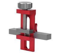 Eminchu 10mm Drill Bit Aluminum Alloy Cabinet Door Installation Locator, Hardware Mounting Jig with Support Arm, Ideal for Woodworking Professional Furniture Craft Projects