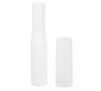 Eminchu 10pcs Empty Lip Balm Tube Set with Colorful Containers for DIY Lipstick Making, Durable PP Material, Perfect for Personal Use (09# lipstick tube [white])