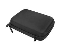 Eminchu 13ml Bottles Storage Case, EVA Hard Shell Carrying Organizer, Nylon Dual Zipper Organizer with 30 Slots, Ideal for Travel, Home Use & Fridge (Black)