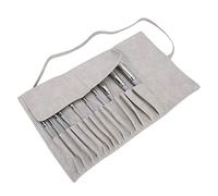 Eminchu 14 Holes Makeup Brushes Case Portable PU Makeup Brushes Bag for Travel and Business Trips Durable Storage Solution
