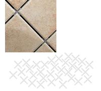 Eminchu 2000Pcs Ceramic Tile Spacers, Plastic Cross Tile Leveling System, Spacer Wedges with 2mm 2.5mm Width for Tiling Laying Installation (2MM)