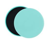 Eminchu 2PCS Exercise Sliding Discs, Small Lightweight Sliders, Full Body Workout Tools with Self Adhesive Design, Ideal for Gym, Yoga, Physical Therapy & Dance Training (Light Green)