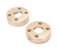 Eminchu 2pcs RC Brass Weights, Fit for Axial RC Crawler Car, Weights for Stability and Maneuverability, with Symmetrical Installation, Ideal for Competitive Players