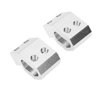 Eminchu 2Pcs Tool Box Universal Rail Mount, Aluminum Alloy Single Sided Mounting Brackets with M8 Bolts, for Toolbox Guide Rail Installation