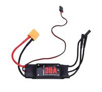 Eminchu 30A RC Brushless Motor Electric Speed Controller, 2 to 3S Aluminium Alloy Brushless ESC for RC Fixed Wing Plane Multirotor Unmanned Helicopter