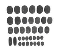 Eminchu 36PCS Basalt Hot Massage Stones Set for Body Relaxation and Stress Relief, Ideal for Spa Treatment and Home Use