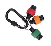 Eminchu 3PCS 1/4in Screwdriver Bit Holder Compact Keychain Extension Bar for Easy Carrying in Outdoor Activities Aluminum Alloy
