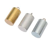 Eminchu 3Pcs Metal Density Blocks Set for Density Investigation, High Accuracy Copper Iron Aluminium Cylinders for Laboratory Education