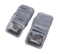 Eminchu 40 Pcs Tire Patch Heavy Duty Kit, 2.56x3.15 Inches Rubber Patches, Radial Repair Patch Kit with Tube and Tire Plug, Ideal for Puncture Car, Truck, Bus, Tractor & Vehicle