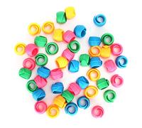 Eminchu 48Pcs Silicone Spools Huggers Set for Sewing Machine Keep Threads Organized Durable Soft Material