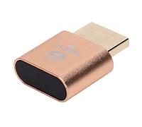 Eminchu 4K Dummy Plug Small Size Hot-Swappable Display Emulator for Gaming and Workstations Durable Aluminum Alloy 1 Unit (Gold)