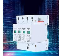 Eminchu 4P Protector Module with 40KA Protection for Electrical Engineering Durable Nylon PA66 White