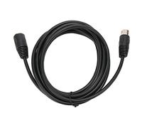 Eminchu 5 Pin MIDI Keyboard Extension Cable Stable DIN Male to Female Adapter Cable for Electronic Piano MIDI Guitar 9.8ft, Efficient Signal Transmission for Music Enthusiasts, Long Service Life