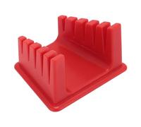 Eminchu 5 Slot Soldering Wire Holder, Magnetic Base Welding Fixture Tool, Electronics Hobby Repair Accessory, Ideal for 30AWG to 12AWG Wire (Red)
