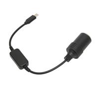 Eminchu 5V USB C Car Cigarette Lighter Converter 12V 11.8in | Automatic guard feature, Easy power supply, Aluminum alloy construction, Ideal for electronics