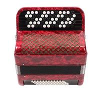 Eminchu 62 Keys Accordion, 60 Bass Button Educational Musical Instrument with Straps and Backpack, for Beginners and Professional Performers