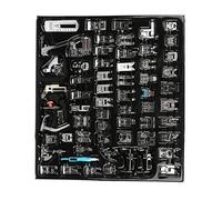 Eminchu 62PCS Sewing Machine Press Foot Kit for Efficient Household Sewing Projects