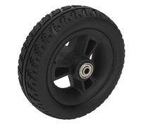 Eminchu 6in Wear Resistant Wheelchair Wheel Easy Install PU Walker Tire for Stable Use on Various Surfaces