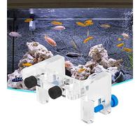 Eminchu Aquarium Hose Holder Durable Acrylic Mount for Fish Tank Probe Fixture 7.8x5.6x4.5cm Transparent Size
