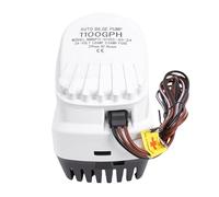 Eminchu Automatic Marine Bilge Pump, 24V 1100 GPH High Flow Submersible with Built in Float Switch, for Boats and Yachts