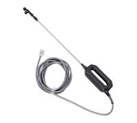 Eminchu Battery Powered Sprayer Wand 55-100cm Telescopic 2600mAh | Electric Watering Handle, ABS Stainless Steel, 5m Filtered Hose, Six Nozzles, Garden, Plant Care, Car Cleaning
