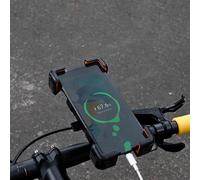 Eminchu Bike Phone Holder Lightweight Anti Shake Clamp for Mountain Bikes Navigation 1 X PC (Blue Mirror Mounting)