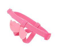 Eminchu Bird Harness Leash Ultra Light Adjustable Traction Rope for Training Outdoor, Latex Silk Elastic Band, 1 Unit (Pink)