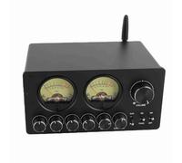 Eminchu Bluetooth 5.0 EQ Preamp with Vintage VU Meter for Sound System and Amplifiers Aluminium Alloy Design