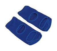 Eminchu Boxing Foot Protector Unisex Blue Soft Sparring Foot Guard for Adults 2pcs PU Leather (L)