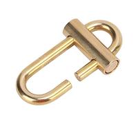 Eminchu Brass Locking Snap Slide Buckle Keychain for Outdoor Backpacks,
