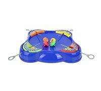 Eminchu Burst Gyro Durable Spinning Top Toy Accessory for Kids Blue Plastic for Playtime At 11.8 X 11.8 X 2.4 Inches