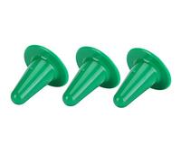 Eminchu Calf Feeding Bottle Nipple 3pcs Durable Plastic Cattle Milk Feeding Nipple Teat for Calves and Baby Animals Safe Green 6 X 6 X 6cm (Green)
