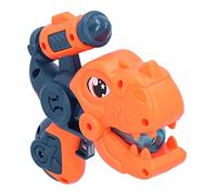 Eminchu Cartoon Dinosaur Projection Plaything, Night Light Story Projector with Sound and Light Effects, Sensory Play Gadget, Ideal for Toddlers, Educational Tool for Boys and Girls (Orange)