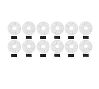 Eminchu Cat Fountain Filters Set of 12, Premium Activated Carbon Remove Impurities for Pet Fountain, Compatible with 2.4L Fountains