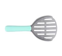 Eminchu Cat Litter Scooper Lightweight Deep Shovel Design for Easy Clean Up in Cat Litter Box Plastic 22.7x10.9cm (Gray and Green)