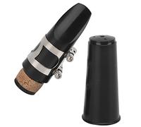 Eminchu Clarinet Mouthpiece Kit Portable Durable Accessories for Beginners Musical Performance Black 5 Pieces (Black)