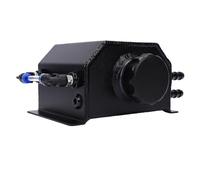 Eminchu Coolant Overflow Tank, Aluminum Alloy 1L Reservoir Expansion Tank with High Strength and Excellent Thermal Conductivity, for Automotive Cooling Systems Modifications and Repairs