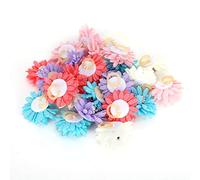 Eminchu Cute Pet Hair Bows Flowers for Grooming Small Dogs and Cats 25Pcs Stylish Decorative Accessories