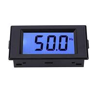 Eminchu D69-HZ Digital Frequency Meter, Compact LCD Display Cymometer, Measures AC Voltage 80-300V for Home Electrical Use, Small Size Design