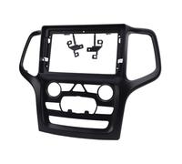 Eminchu Dash Fascia, 10 in Car Navigation Panel Frame, Car Stereo Radio Install Dashing Kit, Dash Mounting Fascia with Black Finish, Ideal for 2014 to 2017 Models (With Wire Harness)