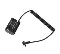 Eminchu DC to LP-E6N Full Decoder Dummy Battery, Plastic, Extended, for 7D 7D2 90D 80D 70D SLR Camera, 1PCS