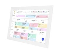 Eminchu Digital Calendar, 15.6 Inch 1080P Wall Touch Screen 32GB WiFi 2 Way Sync Smart Calendar with APP Control Family Account Link Wall for Busy Household Planning (UK Plug)