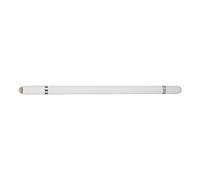 Eminchu Digital Tablet Stylus Accurate Positioning 3 in 1 Multifunctional Capacitive Stylus Lightweight and Portable for Smart Devices Aluminum Alloy Rod (White)