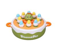 Eminchu Dinosaur Fishing Game, Jumping Dinosaur Turntable Toy, Preschool Educational Learning Tool, Ideal for 3, 4, 5 Years Old Boys Girls Fine Motor Skills