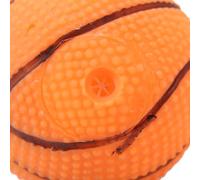 Eminchu Dog Squeaky Toy, Chew Ball with Sound for Pets, Made of Rubber, Interactive Play to Reduce Anxiety & Destructive Behavior, Ideal for Dogs (Basketball)